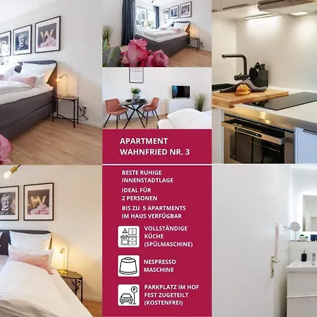 Apartment Wahnfried No3 - Citynah Wohnen Mit Kueche Und Duschbad, Parkplatz, 300M Zur Fussgaengerzone Bayreuth Eksteriør billede